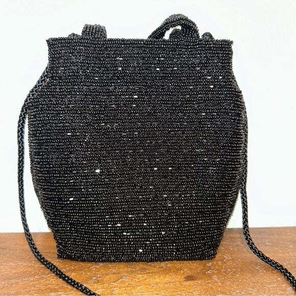 Handbags - Fully Glass Beaded Embellished Bag